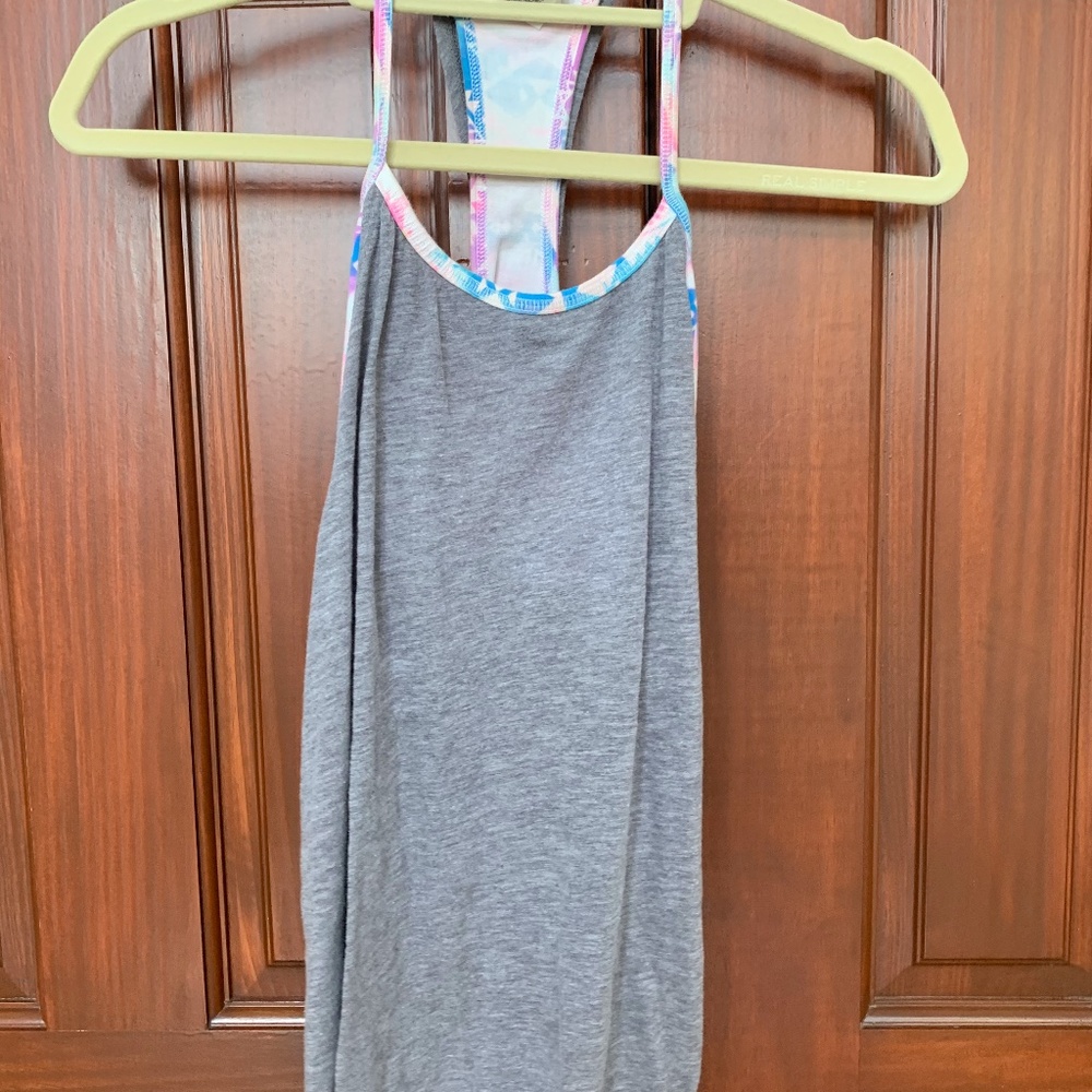 Workout Tank Top with Built-In Sports Bra